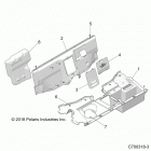 RZR 1000S4 Body, rear closeoff - z20a4e99ah  /  bh  /  lh (c7...