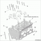 RZR RS1 PS MD Engine, cylinder head - z20s1e99ng (c700106-6)