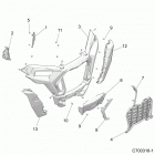 RZR XP TURBO 3PC Body, front bumper - z20nae92kl (c700318-1)