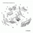 R19RSU99AS RANGER 1000XP PS CREW NSTR Body, door, front, full, mounting - r19rsu99as (c7...