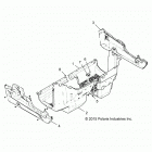 POLARIS GENERAL 1000 PREM (G20GAP99AM) Body, floor and rocker - g20gap99am (700798)