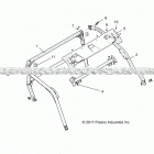 POL GEN 1000 DLX ABS EPS EU TR ZUG  (G20GAE99F2/EFS/BFM/BCM/SFS/SC2) Chassis, cab frame - g20gae99f2  /  efs  /  bfm  /...