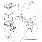 Z19VHA57B2/E57BM RZR 570 Engine, air intake system - z19vha57b2  /  e57bm (...
