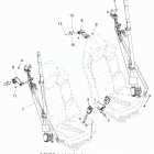 POL GEN 1000 DLX ABS EPS EU TR ZUG  (G20GAE99F2/EFS/BFM/BCM/SFS/SC2) Body, seat belt mounting - g20gae99f2  /  efs  /  ...