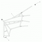 RANGER 570 Body, side nets - r21maa57b1  /  b9  /  ebx (49rgr...