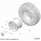 RANGER 1000XP PS NSTR RC Wheels, rear - r20rrw99a9  /  aa  /  af  /  ap  / ...