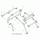 RZR XP1000 Chassis, cab frame - z20nae99ac  /  al  /  an  /  ...