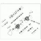 R19RSM99AL RANGER 1000XP PS CREW MUD Drive train, main gearcase internals - r19rsm99al ...