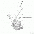 RZR TURBO 4 Drive train, main gearcase mounting - z20n4e92al  ...
