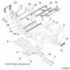 RZR XP 4 Chassis, main frame and skid plates - z20n4e99ac  ...