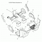 POLARIS GENERAL Body, front closeoff and floor - g20g4d99as  /  bs...
