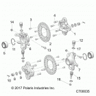 RANGER 1000XP PS NSTR RC Suspension, front hub - r20rrw99a9  /  aa  /  af  ...