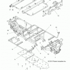 RANGER 570 CREW FULL SIZE Chassis, frame - r21cda57a1  /  b1 (700740)