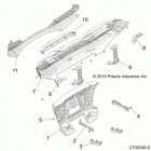 RZR XP 4 Body, rear bumper - z20n4e99ac  /  al  /  an  /  b...