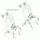 RZR XP1000 Body, seat belt mounting - z20nar99az  /  bz (7011...
