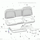 R19RRE99AV/BV/A1/B1/A9/B9/AP/BP/AJ/BJ/AD/BD RANGER 1000 PS Body, seat asm. - r19rre99a1  /  b1 (c700081)