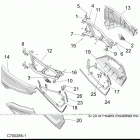 RZR XP 4 Body, doors, front - z20n4e99al  /  bl  /  m99al (...