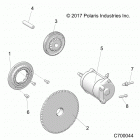 R19RSU99AS RANGER 1000XP PS CREW NSTR Engine, starter - r19rsu99as (c700044)