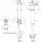 RZR XP 4 Suspension, front shock internals - z20n4m99al (70...
