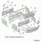 R18RDA57A1/B1 RANGER CREW 570 FS Body, floor and fenders - r18rda57a1  /  b1 (c7000...