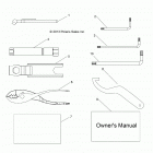 R18RVE99NX RANGER CREW 1000XP PS MD References, tool kit and owners manuals - r18rve99...