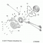 RANGER 1000 EPS HD, EVAP (R21RRH99AC/BC) Engine, stator and flywheel - r21rrh99ac  /  bc (c...