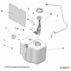 R19RCA57A1/A4/B1/B4 RANGER 570, FULL SIZE Body, fuel tank asm. - r19rca57a1  /  a4  /  b1  /...