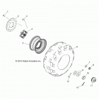 RANGER 570 CREW FULL SIZE Wheels, rear - r21cda57a1  /  b1 (700748)