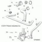 RANGER 1000XP PS NSTR RC Engine, waterpump and bypass - r20rrw99a9  /  aa  ...