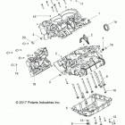 POL GEN 1000 DLX ABS EPS EU TR ZUG  (G20GAE99F2/EFS/BFM/BCM/SFS/SC2) Engine, crankcase  - g20gae99f2  /  efs  /  bfm  /...