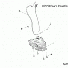 RZR 570 Drive train, front gearcase - z20cha57a2  /  e57am...
