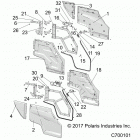 POLARIS GENERAL Body, doors, rear - g20g4d99as  /  bs (c700101)