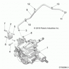 RZR Drive train, main gearcase mounting - z20ase99ah  ...