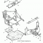 POL GEN 1000 DLX ABS EPS EU TR ZUG  (G20GAE99F2/EFS/BFM/BCM/SFS/SC2) Chassis, main frame and skid plates - g20gae99f2  ...