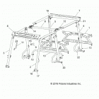 RANGER 570 CREW Chassis, cab frame - r21m4a57b1  /  b9  /  ebx (70...