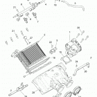Z18VEL92BK/BR RZR XP TURBO S Engine, air intake manifold - z18vel92bk  /  br (7...