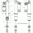 POLARIS GENERAL Suspension, front shock internals - g20g4d99as  / ...