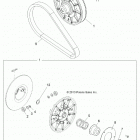 RANGER 570, FULL SIZE Drive train, secondary clutch - r21cca57a1  /  a7 ...