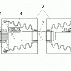 R18RMAE4N8 RANGER EV MD Drive train, rear drive shaft - r18rmae4n8 (49rgrs...