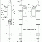 POL GEN 1000 DLX ABS EPS EU TR ZUG  (G20GAE99F2/EFS/BFM/BCM/SFS/SC2) Suspension, rear shock internals - g20gae99fs  /  ...