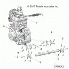 R19RSU99AS RANGER 1000XP PS CREW NSTR Engine, mounting - r19rsu99as (c700042)