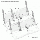 RANGER 1000XP PS CREW NSTR Body, seat belt mounting - r20rsu99aa  /  ax  /  a...