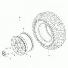 RZR XP TURBO S VELOCITY (Z20PAE92AC/BC) Wheels, rear - z20pae92ac  /  bc (702382)