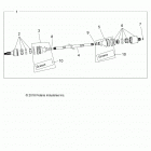 RANGER 1000XP PS NSTR RC Drive train, rear half shaft - r20rrw99a9  /  aa  ...