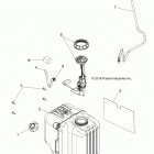 R19RM250B1 RGR 500 2WD HDPE Body, fuel tank asm. - r19rm250b1 (700243)