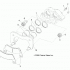 R18RDA57A1/B1 RANGER CREW 570 FS Brakes, rear caliper - r18rda57a1  /  b1 (49rgrcal...
