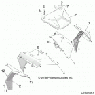 RZR XP1000 Body, hood and front body work - z20nae99ac  /  al...