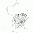 R18RVE99NX RANGER CREW 1000XP PS MD Drive train, front gearcase - r18rve99nx (49rgrtra...