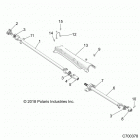 RZR XP TURBO S Drive train, front prop shaft - z20pal92ag  /  ap ...