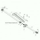 RZR TURBO 4 Drive train, front prop shaft - z20n4e92al  /  ar ...